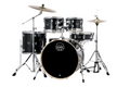 Mapex Venus 22" 5pc Drum Kit w/HW & Cymbals - Black Galaxy Sparkle