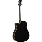Yamaha FGC-TA Traditional Western Style Cutaway Acoustic Guitar Transatlantic Black