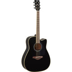Yamaha FGC-TA Traditional Western Style Cutaway Acoustic Guitar Transatlantic Black