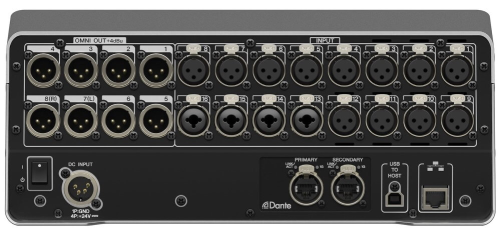 Yamaha DM3-D 22-Channel Compact Digital Mixing Console with Dante