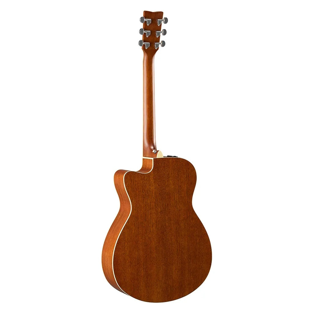 Yamaha FSX820C cutaway acoustic guitar with solid spruce top, natural finish, body and neck details visible.