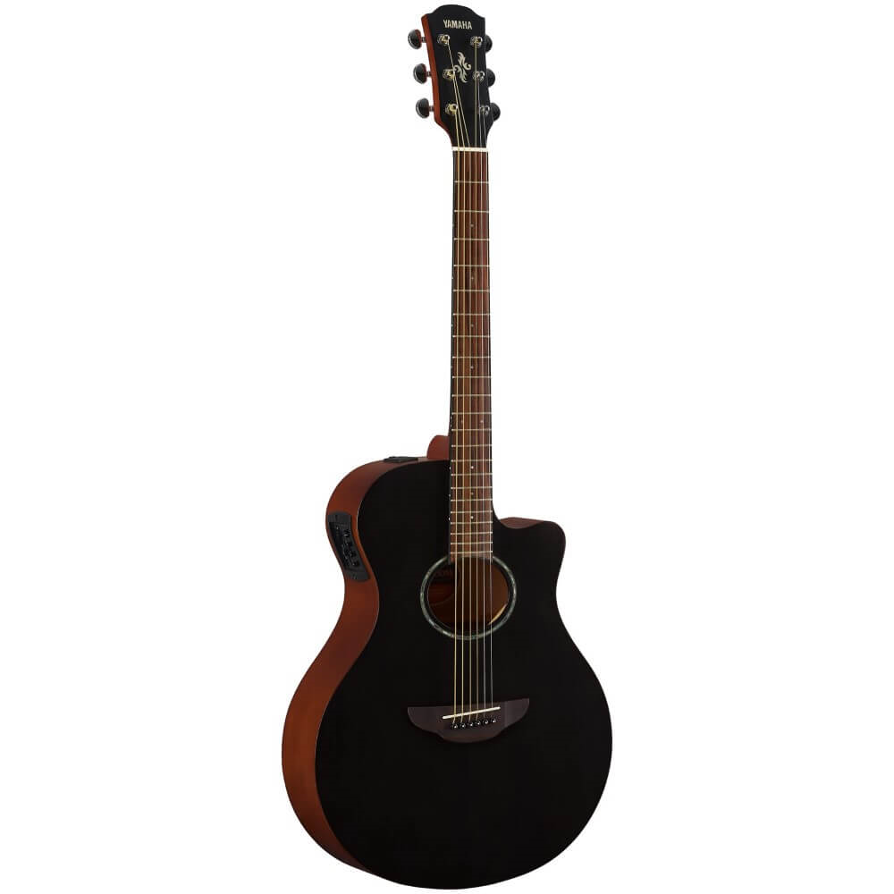 Yamaha APX600M Thinline Acoustic Guitar with Pickup - Smoky Black Satin