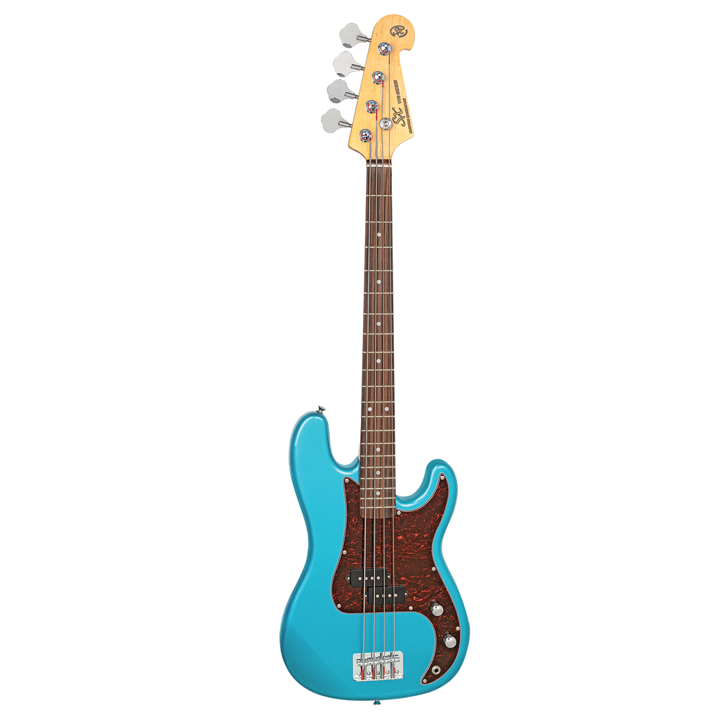 SX VEP34LPB 3/4 Size Electric Bass Guitar - Lake Placid Blue