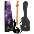 SX VEP57B Electric P Bass Guitar - Black