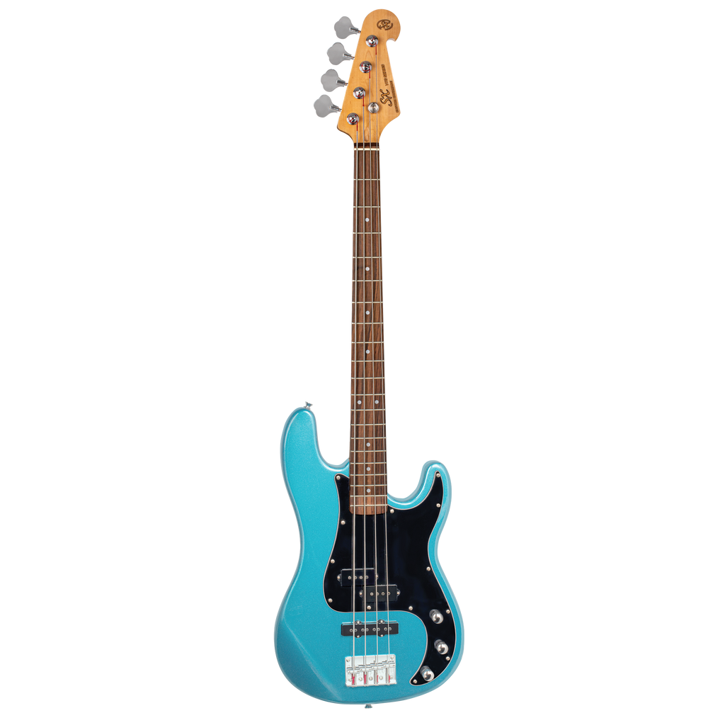 SX VEP62LPB P+J Electric Bass Guitar - Lake Placid Blue