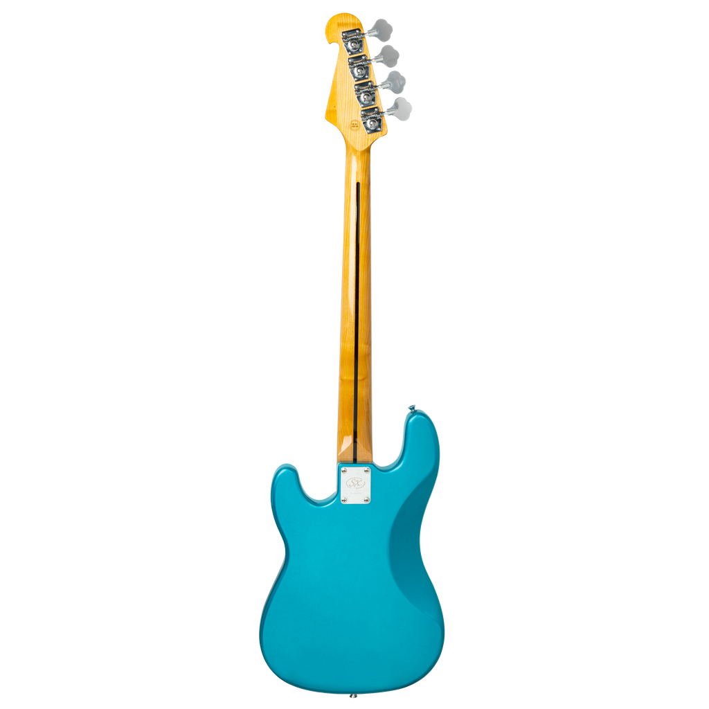 SX VEP62LPB P+J Electric Bass Guitar - Lake Placid Blue