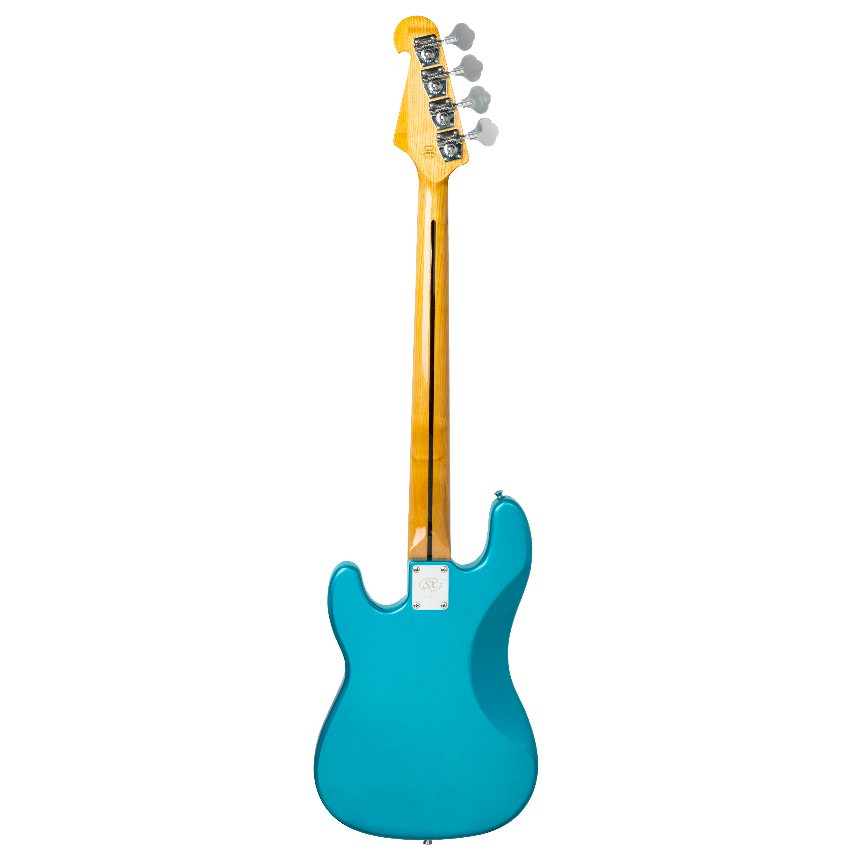 SX VEP62LPB P+J Electric Bass Guitar - Lake Placid Blue