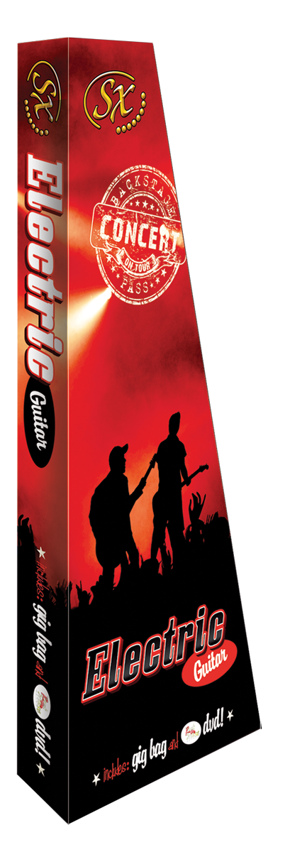 SX VES57B Vintage Series Electric Guitar - Black