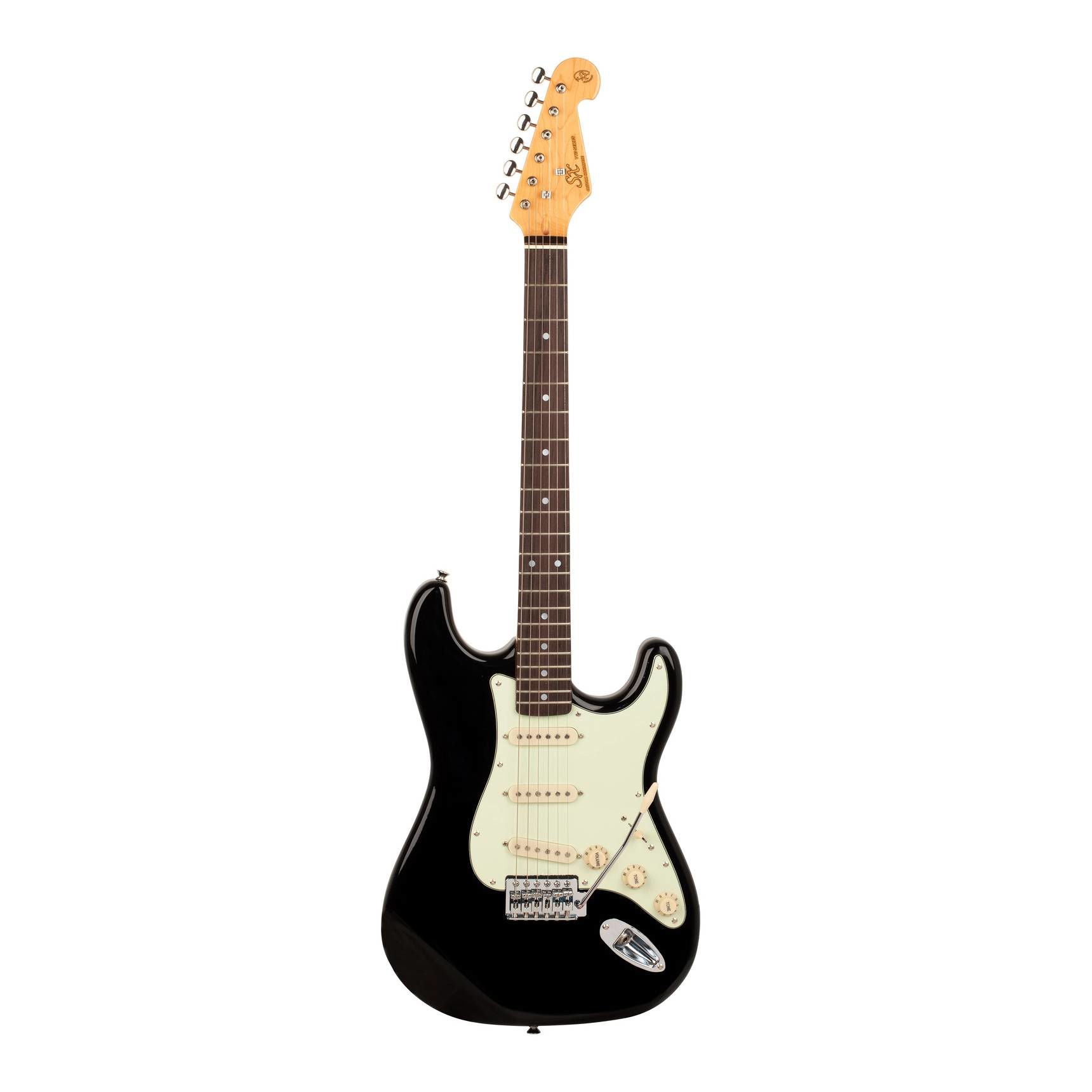 SX Essex VES62B Vintage Series Electric Guitar - Black