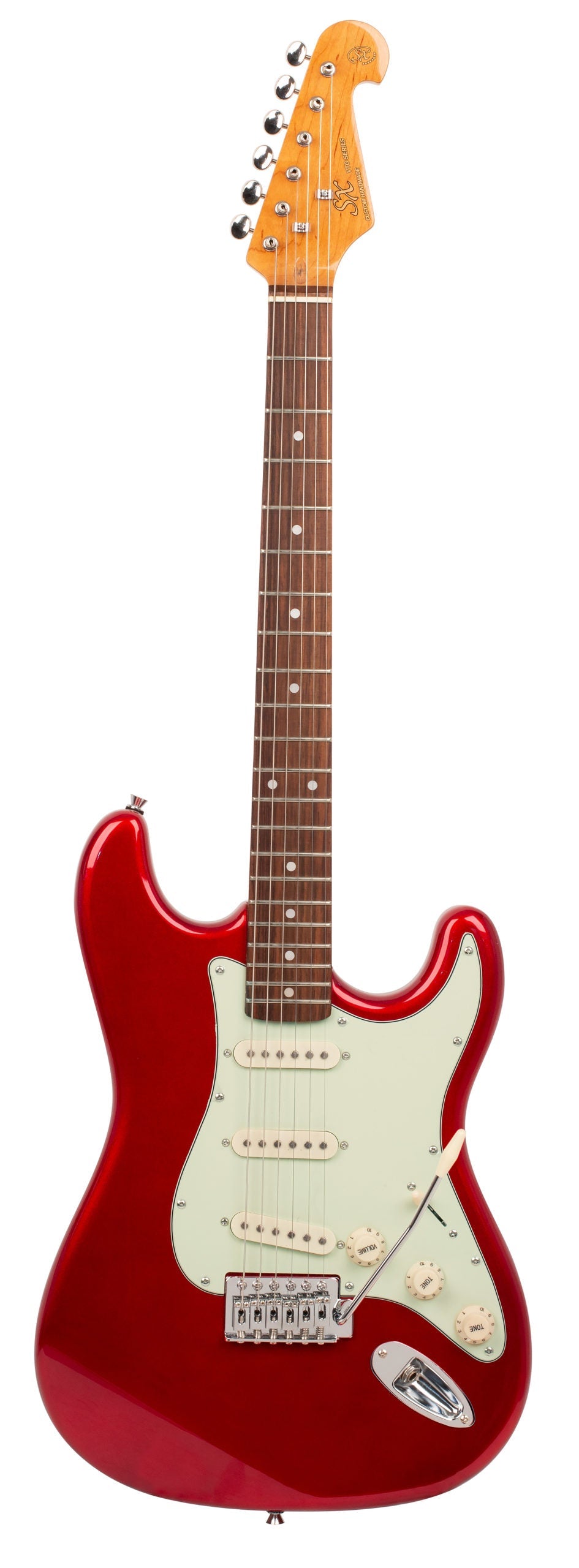 SX Essex Electric Guitar Pack in Candy Apple Red