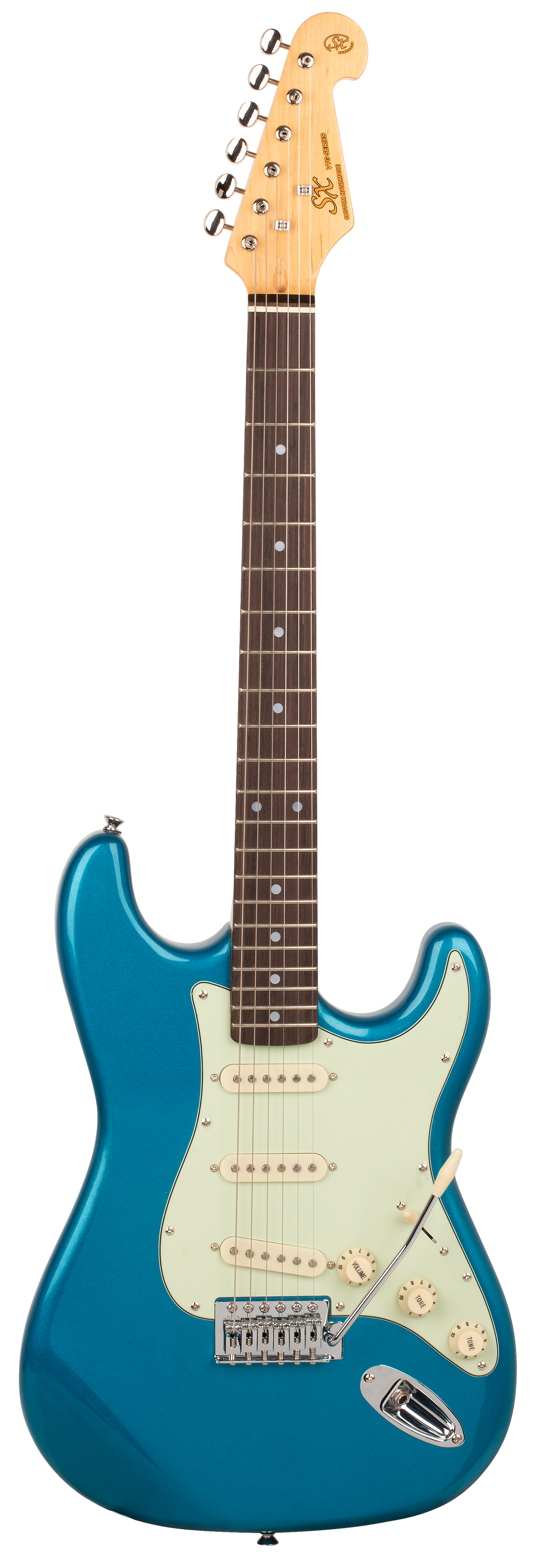 SX Essex Electric Guitar Pack in Lake Placid Blue