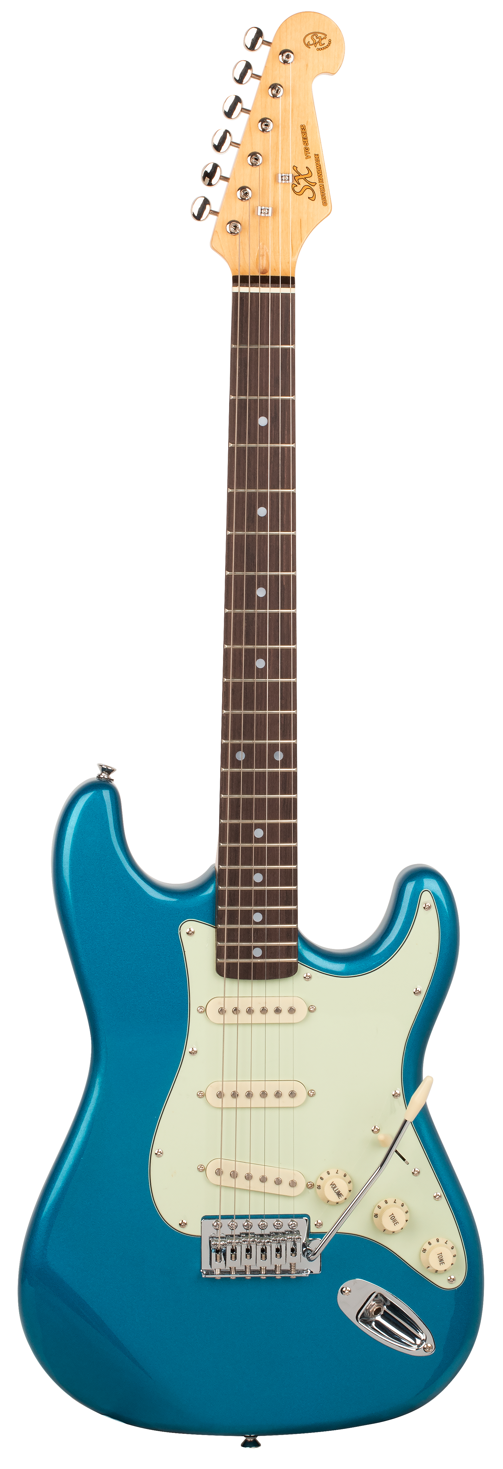 SX Essex Electric Guitar Pack in Lake Placid Blue