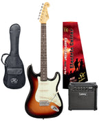 SX Essex & Laney Electric Guitar Pack in 2 Tone Sunburst (VES62TS Electric Guitar & Laney Amp)