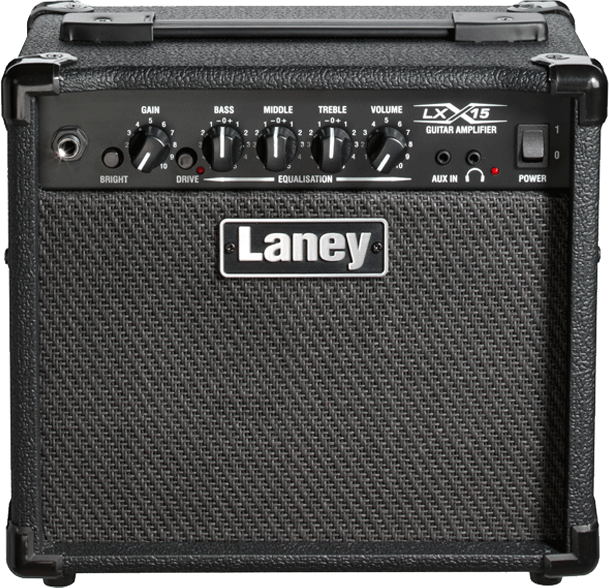 SX Essex & Laney Electric Guitar Pack in Black (VES62B Electric Guitar & Laney Amp)
