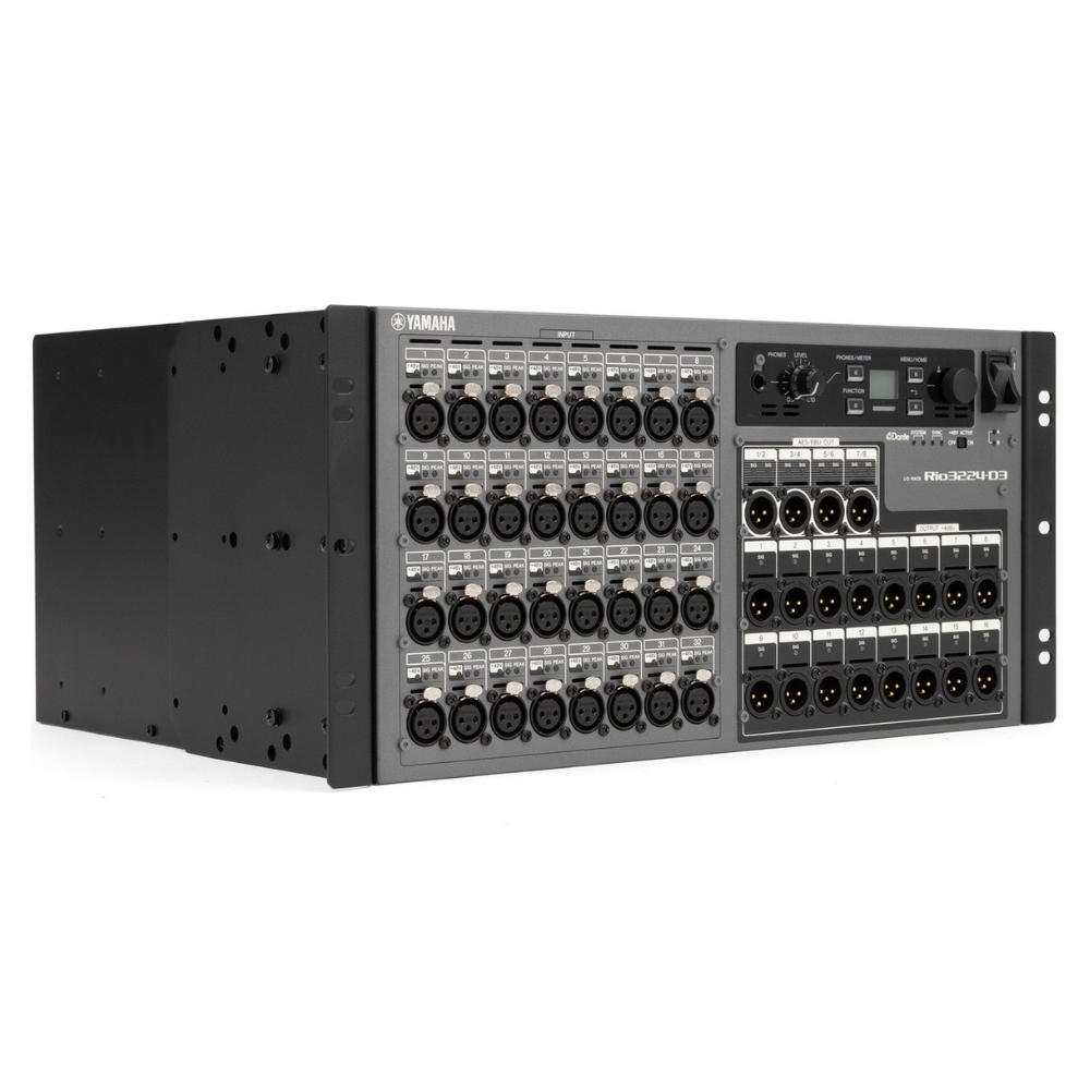 Yamaha Rio3224-D3 32-input/24-output Dante Stage Box