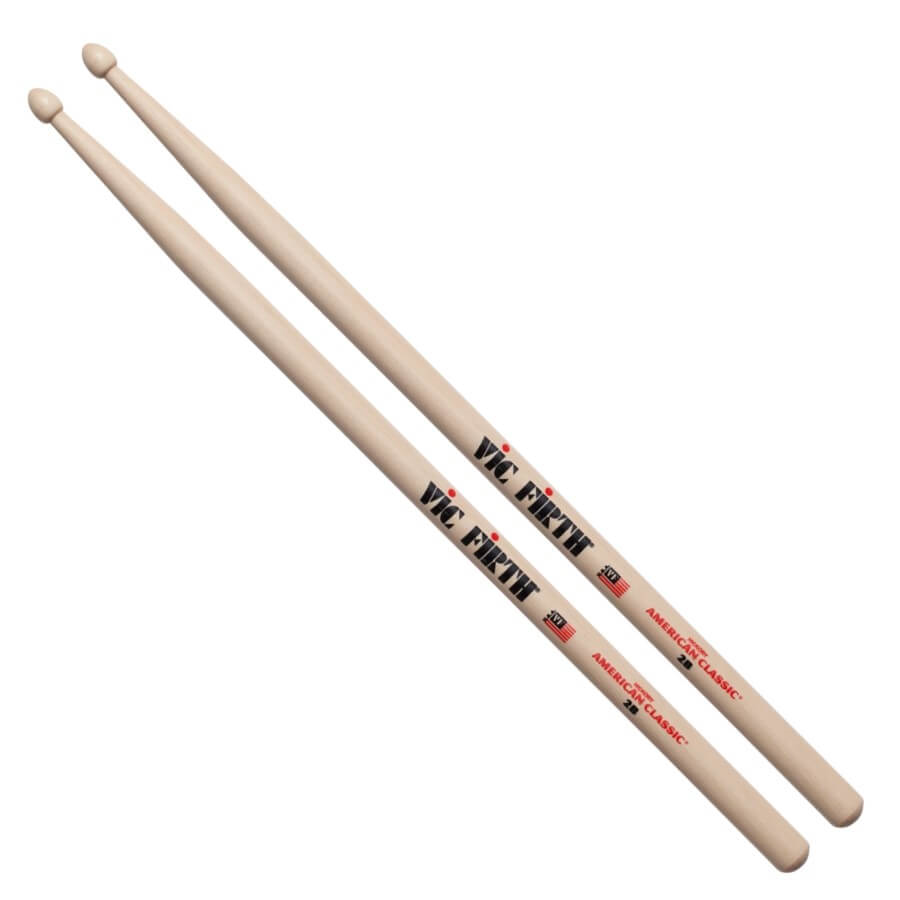 Vic Firth American Classic 2B Wood Tip Drumsticks