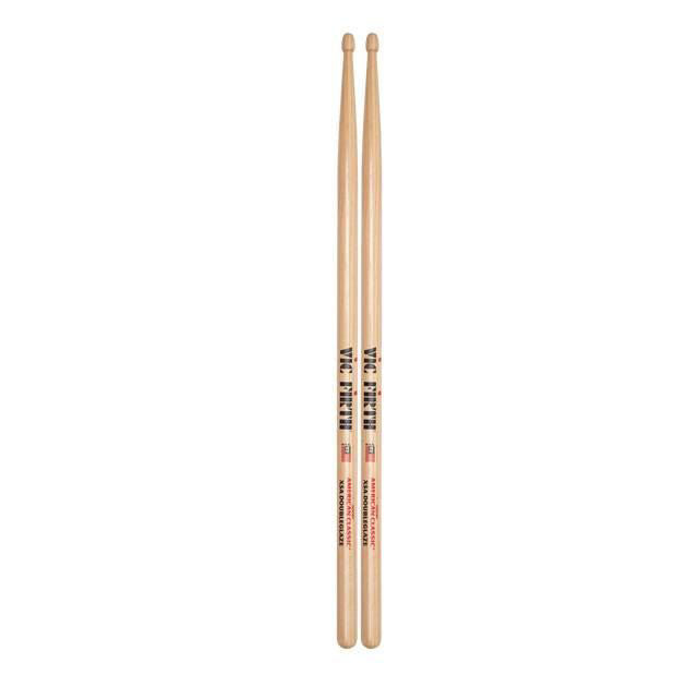 Vic Firth American Classic 5A DoubleGlaze Wood Tip Drumstick-- Double Coat of Lacquer Finish