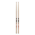 Vic Firth American Jazz 4 wood tip drumsticks showing their natural wooden finish and size, suitable for jazz drumming.