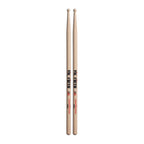 Vic Firth American Sound 7A wood tip drumsticks, showing a pair of high-quality sticks designed for drummers.