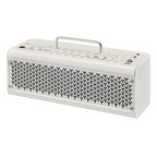 Yamaha THR30II wireless desktop guitar amplifier in white with Bluetooth connectivity, compact 30W guitar amp for practice and jamming.