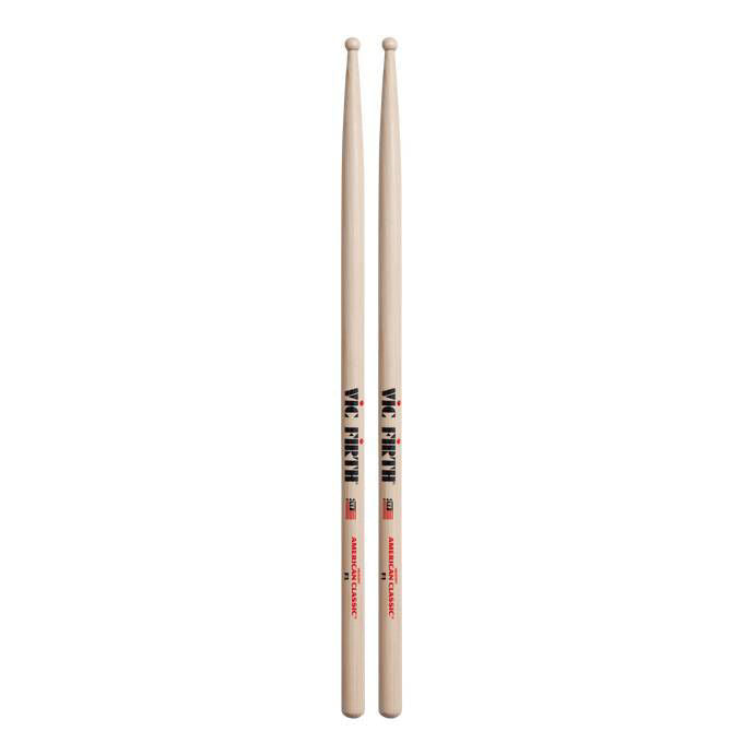 Vic Firth American Classic F1 Wood Tip Drumsticks