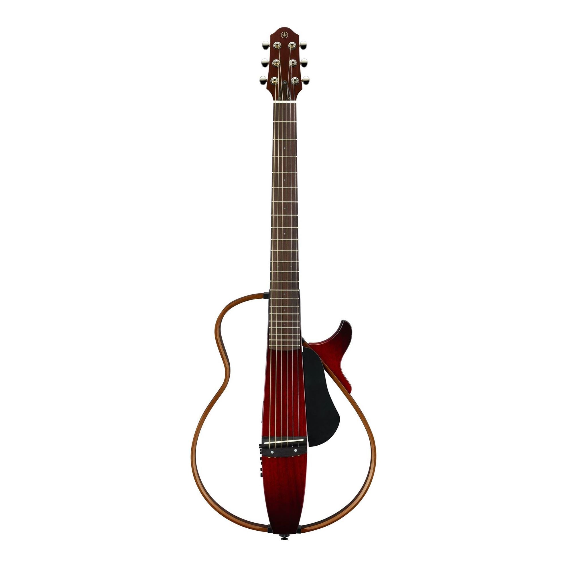 Yamaha SLG200S Steel Silent Guitar in Crimson Red Burst
