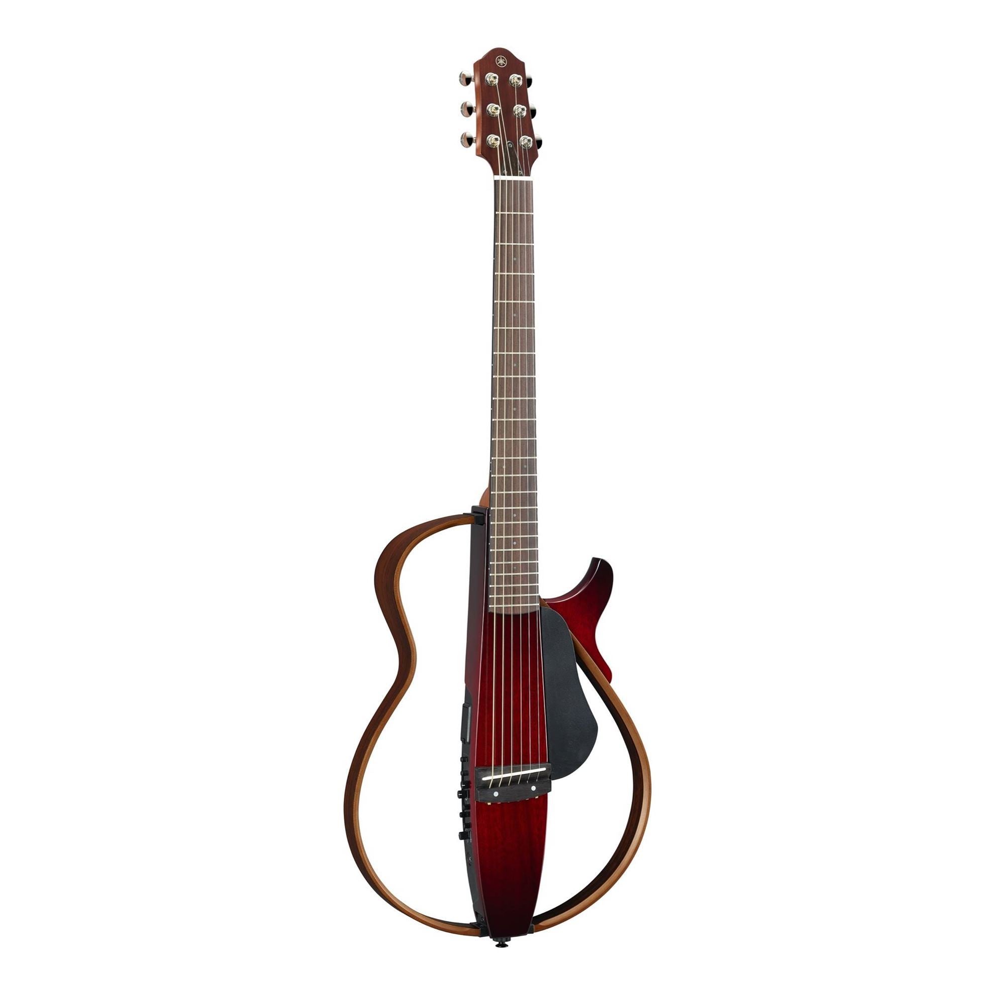 Yamaha SLG200S Steel Silent Guitar in Crimson Red Burst