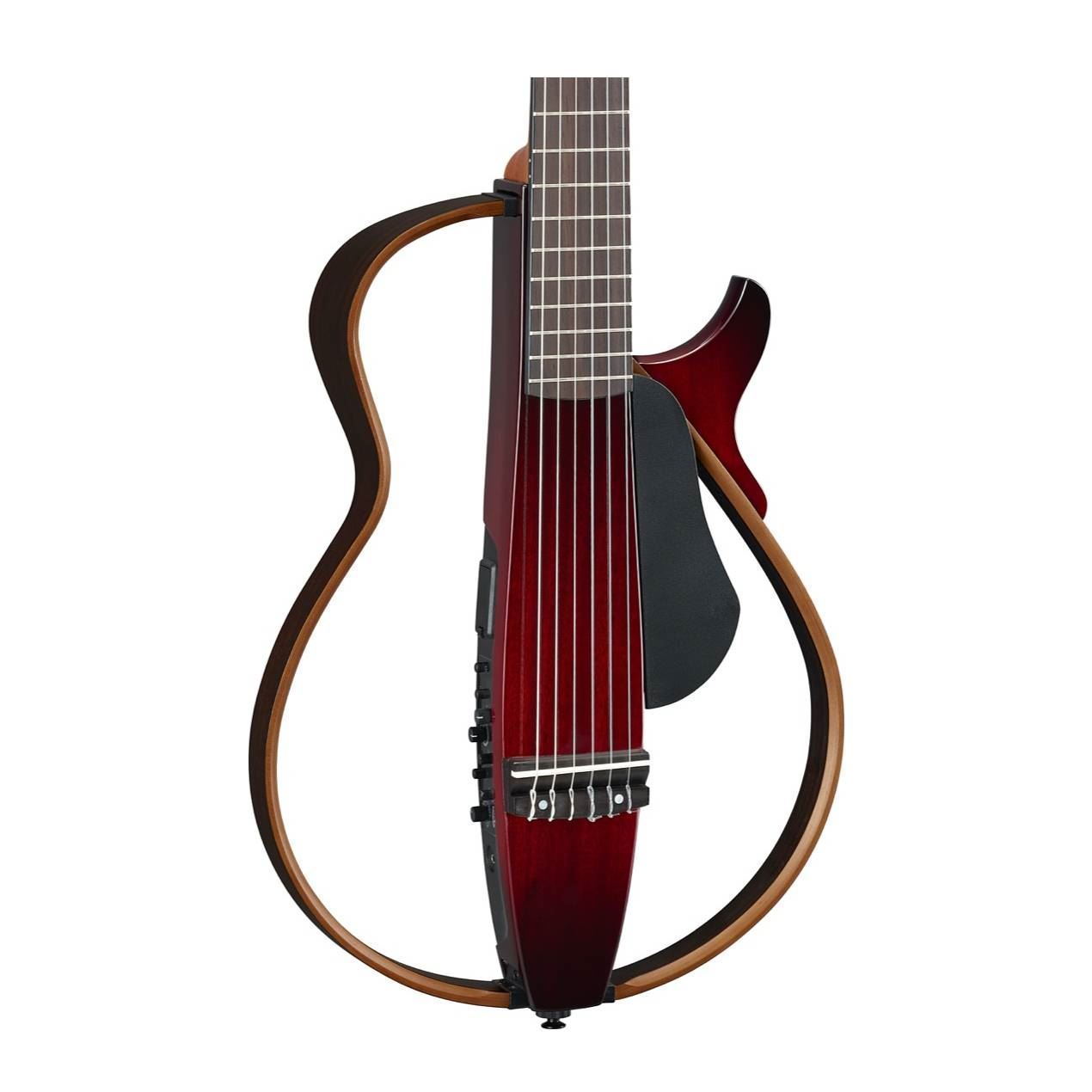 Yamaha SLG200N Nylon Silent Guitar in Crimson Red Burst