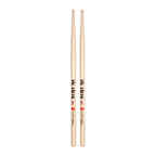 Vic Firth Modern Jazz Collection 4 wood tip drumsticks, standard size, with natural wood finish and Vic Firth branding.
