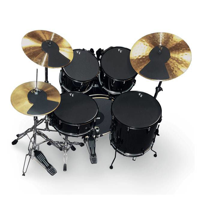 Vic Firth Mute prepack with 10‚Äù, 12‚Äù, 14‚Äù(2), 22, Hihat and Cymbal (2)