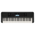 Yamaha PSR-E383 Portable Beginner Keyboard Bundled with Stagg Single Brace Keyboard Stand