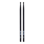 Vic Firth 2B in Black with NOVA Imprint - Wood Tip Drumsticks
