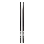 Vic Firth 5A black wood tip drumsticks with NOVA imprint, designed for percussionists and drummers.