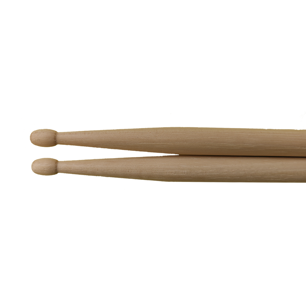 Vic Firth Nova 5A wood tip drumsticks, Mega Music branded, showing the sticks with natural wood finish and brand logo.