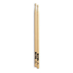Vic Firth Nova 5B wood tip drumsticks, standard size sticks for drumming, shown with natural wood finish.