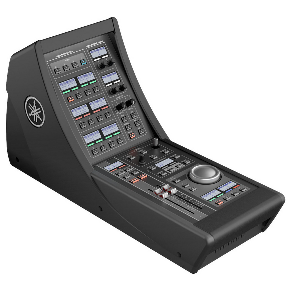 Yamaha Expansion Controller for DM7 Series digital desk mixers, featuring control knobs and connection ports.