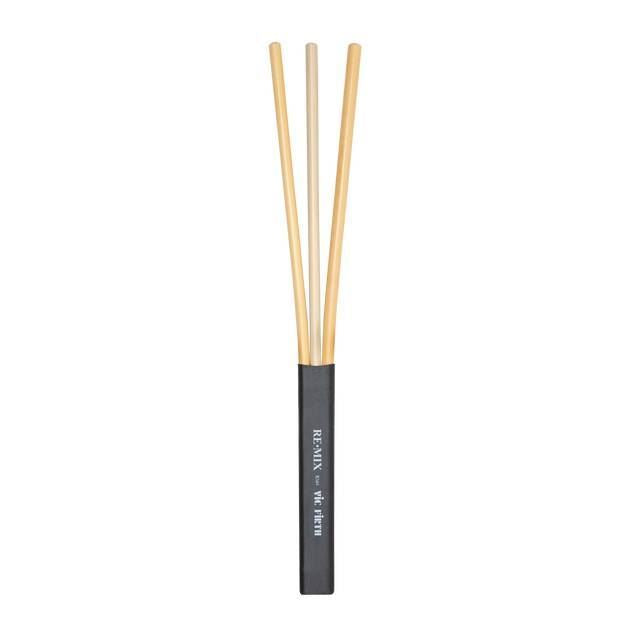 Vic Firth RE.MIX Brushes, Rattan/Birch