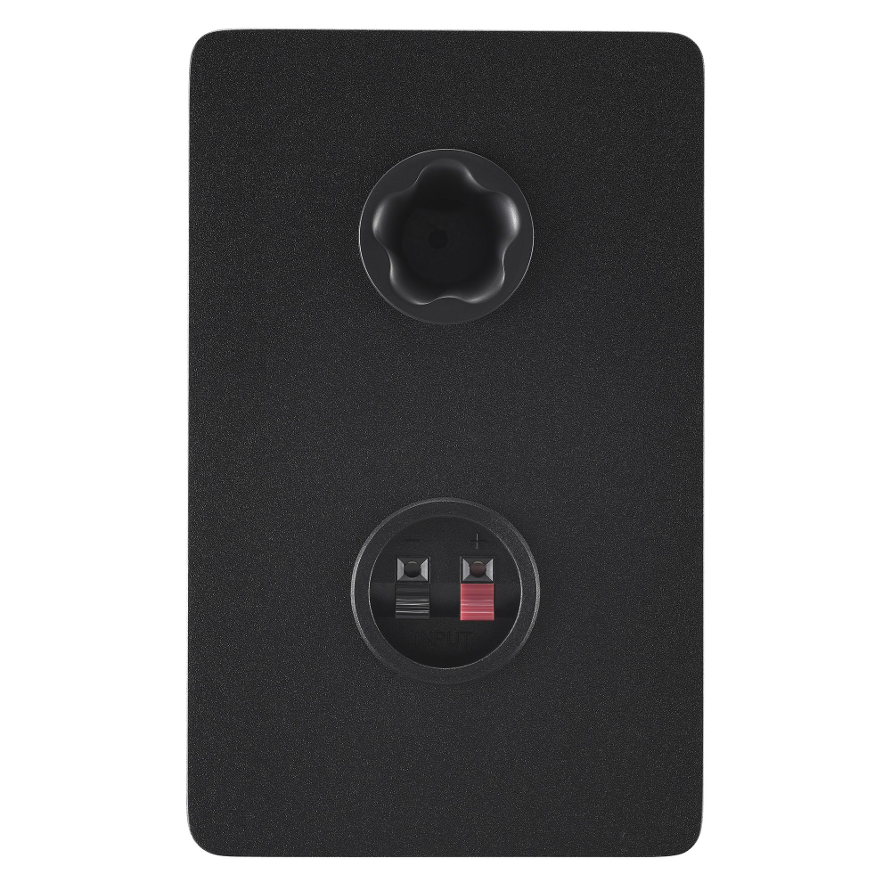 Yamaha HS4 4.5-inch compact 2-way powered studio monitors in black, showing the front view with speaker grille and control panel