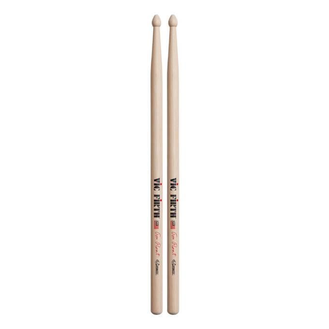 Vic Firth Corpsmaster Signature Snare - Tom Float  Wood Tip Drumsticks