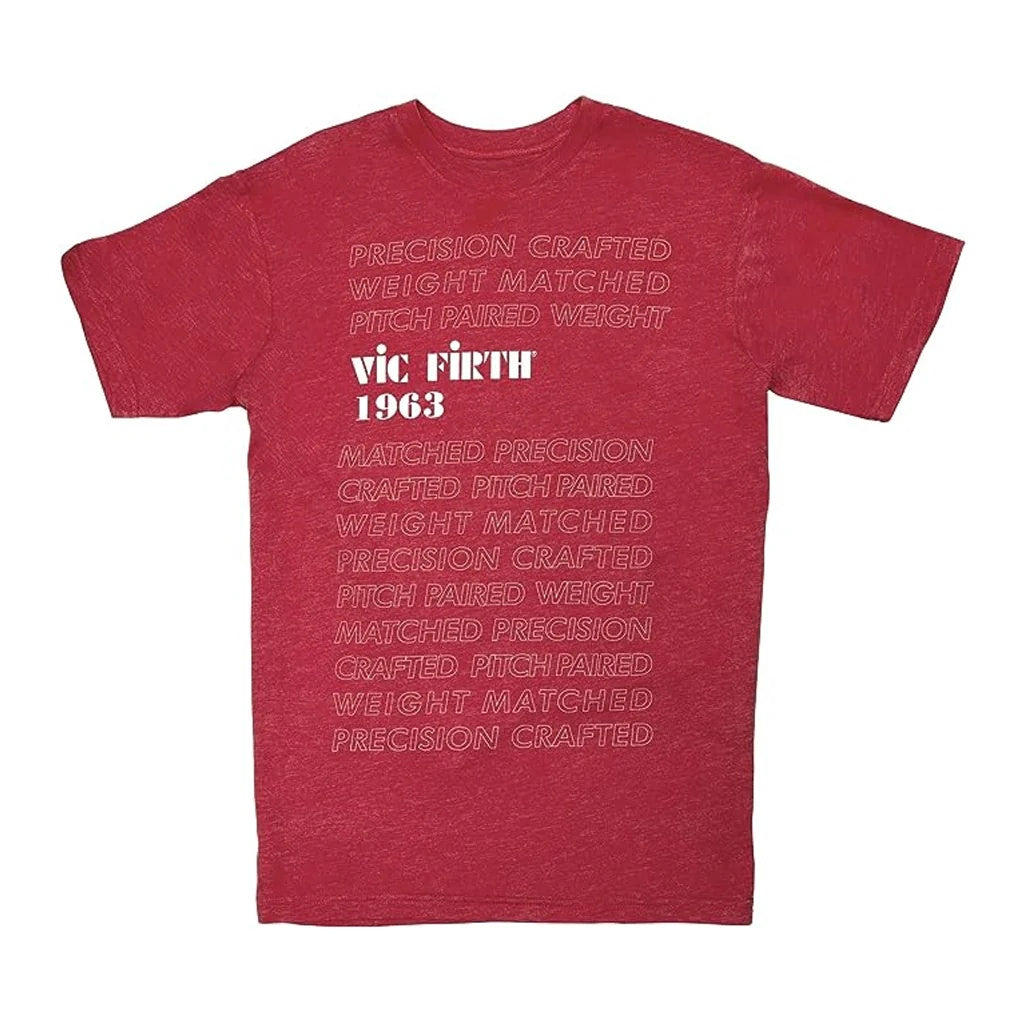 Vic Firth Limited Edition 1963 Red Graphic T Shirt - (2XL)