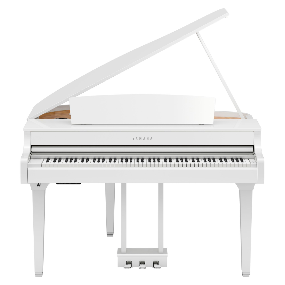 Yamaha Clavinova CLP-895GP digital grand piano in polished ebony with sleek design and premium grand touch+ keyboard