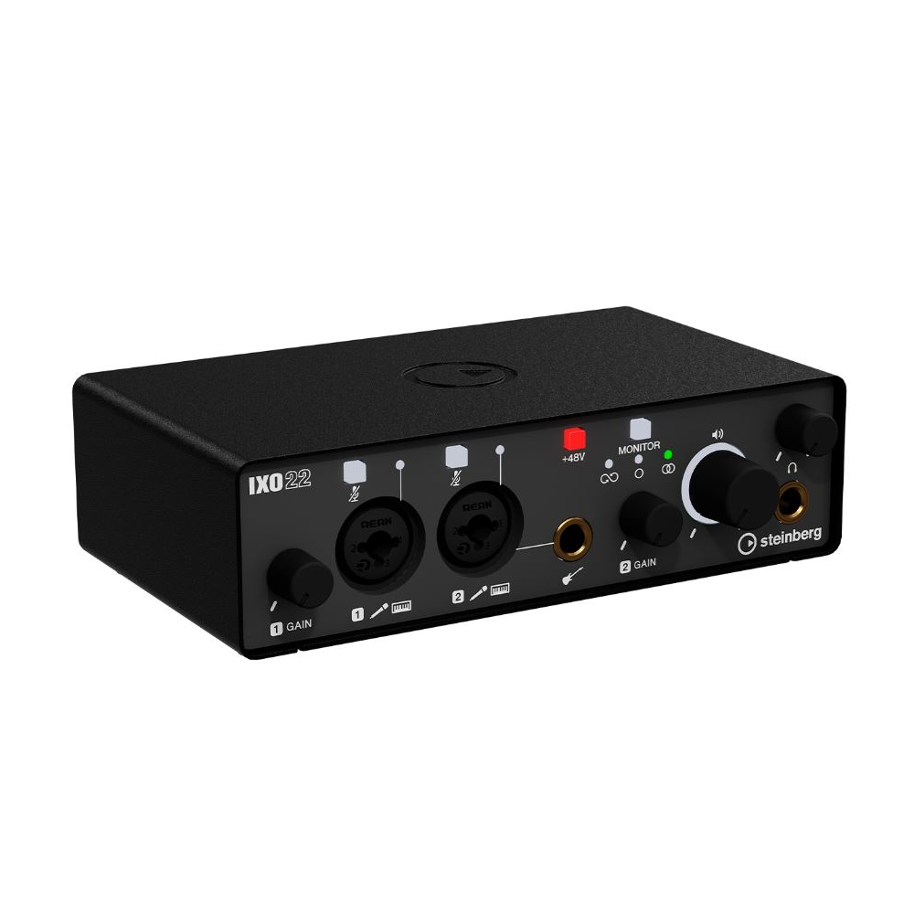 Steinberg IXO22 B Audio Interface in Black 2 in - 2 out