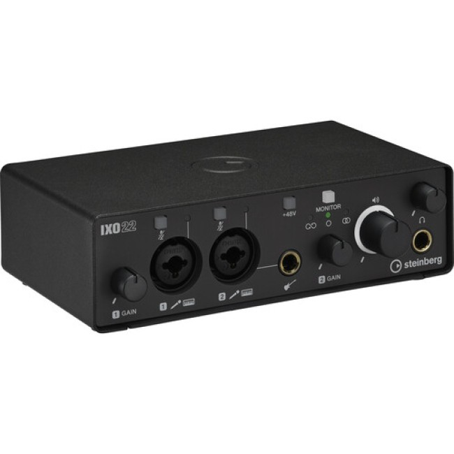 Steinberg IXO22B Audio Interface Recording Pack - Black