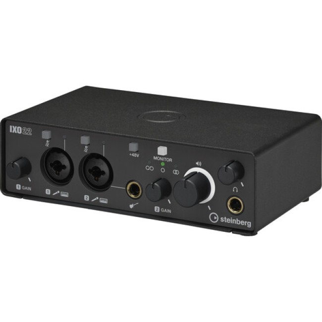 Steinberg IXO22B Audio Interface Recording Pack - Black