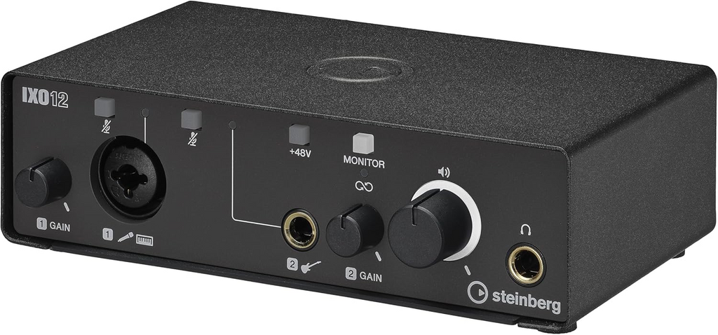 Steinberg IXO12B Audio Interface Podcast Pack - Black