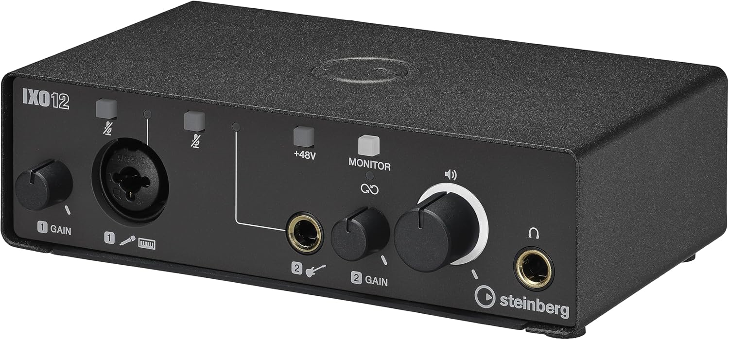 Steinberg IXO12B Audio Interface Podcast Pack - Black