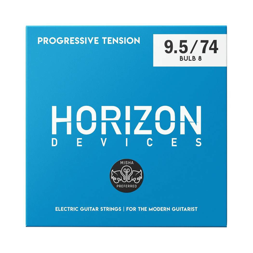 Horizon Devices VHDB8 9.5 to 74 Tension Bulb 8-String Progressive Electric Guitar Strings