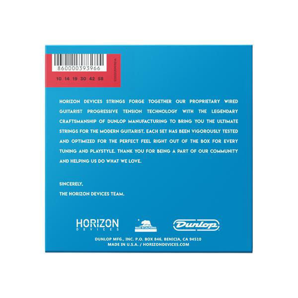 Horizon Devices VHDH6 10 - 58 Heavy Progressive Tension Electric Guitar Strings