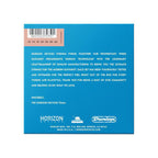 Horizon Devices VHDH7 10-65 heavy 7-string electric guitar strings on a guitar, showing the string set and packaging.