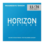 Horizon Devices VHDUH7 11 - 74 Ultra Heavy 7-String Progressive Tension Electric Guitar Strings